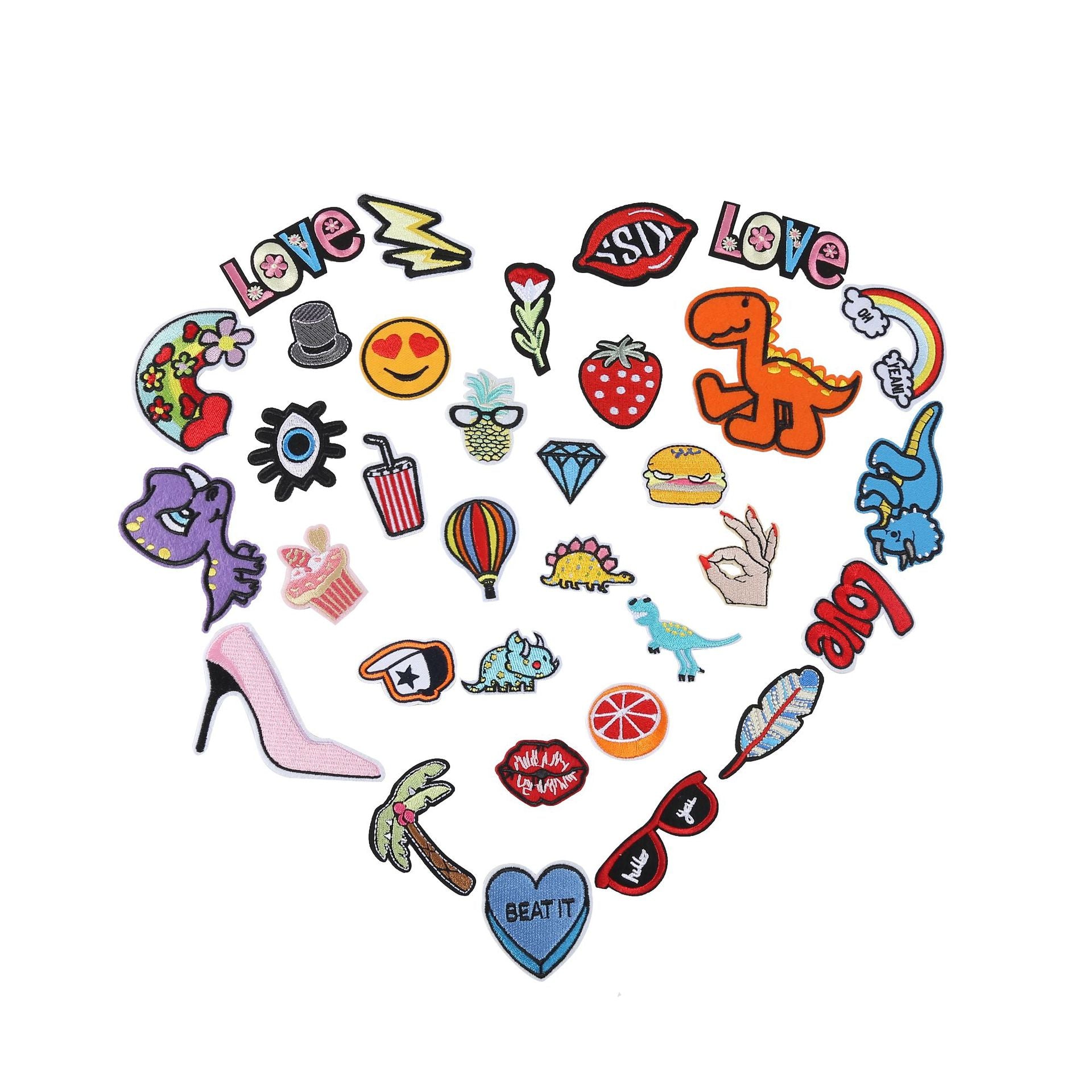 Wholesale Cartoon flower embroidery patch FS